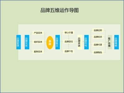 品牌五维 全方位的品牌策划与管理